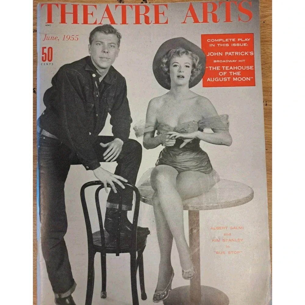 Vintage Old Display THEATRE ARTS MAGAZINE MONTHLY 1951/52 Lot Of 4.   A9.12